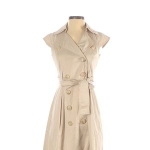 Suzy Chin Wrap Trench Dress